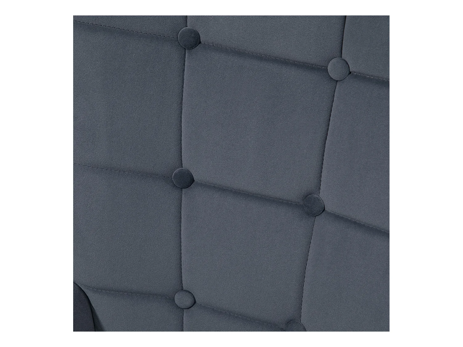 Fauteuil relax avec ottoman, tissu velours, accoudoirs, acier, gris foncé (71x77x99 cm)