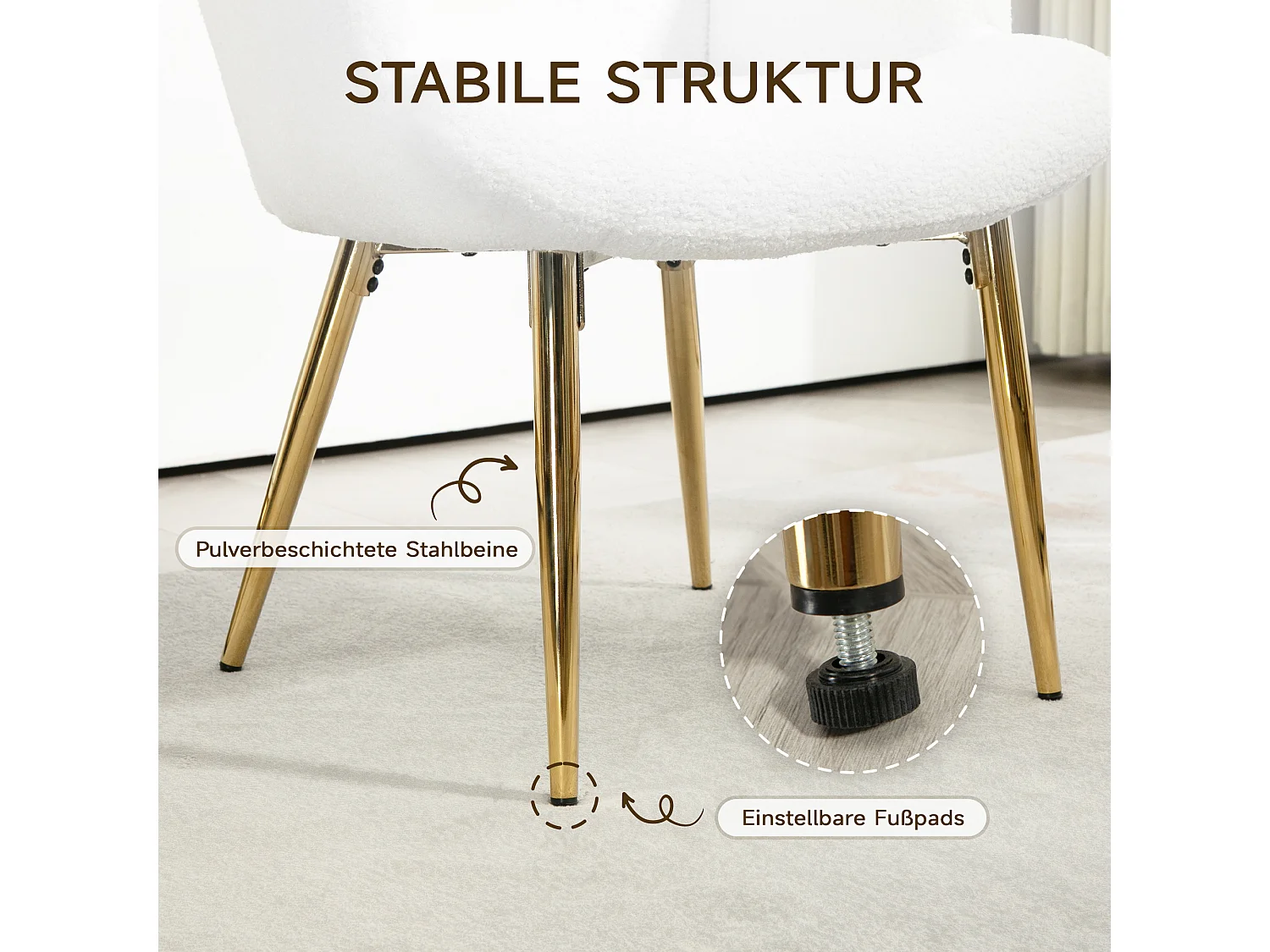 Poltrona relax con poggiapiedi, design moderno, microfibra, bianco (73x68x111 cm)