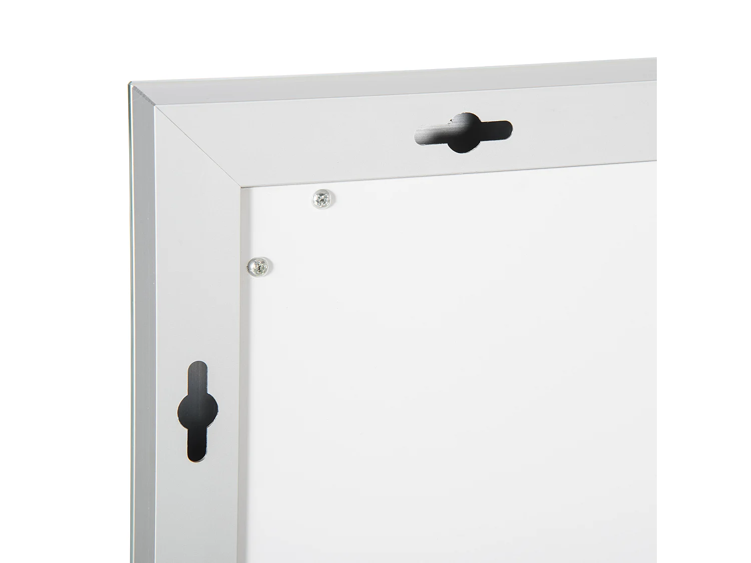 Miroir de salle de bain avec éclairage LED, étanche IP44, 3 couleurs de lumière, aluminium, argenté (100x60x3.2 cm)