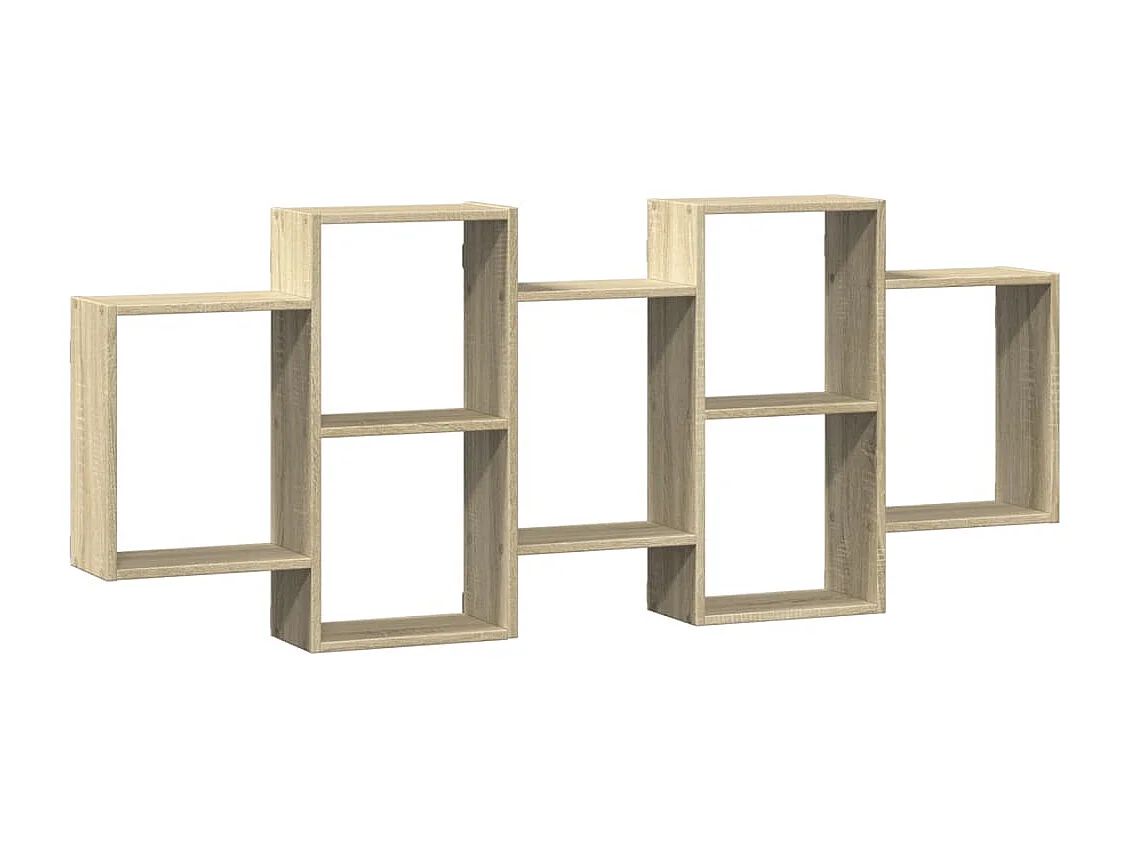 Mensola da parete in rovere Sonoma 159x18x65 cm in legno ingegnerizzato