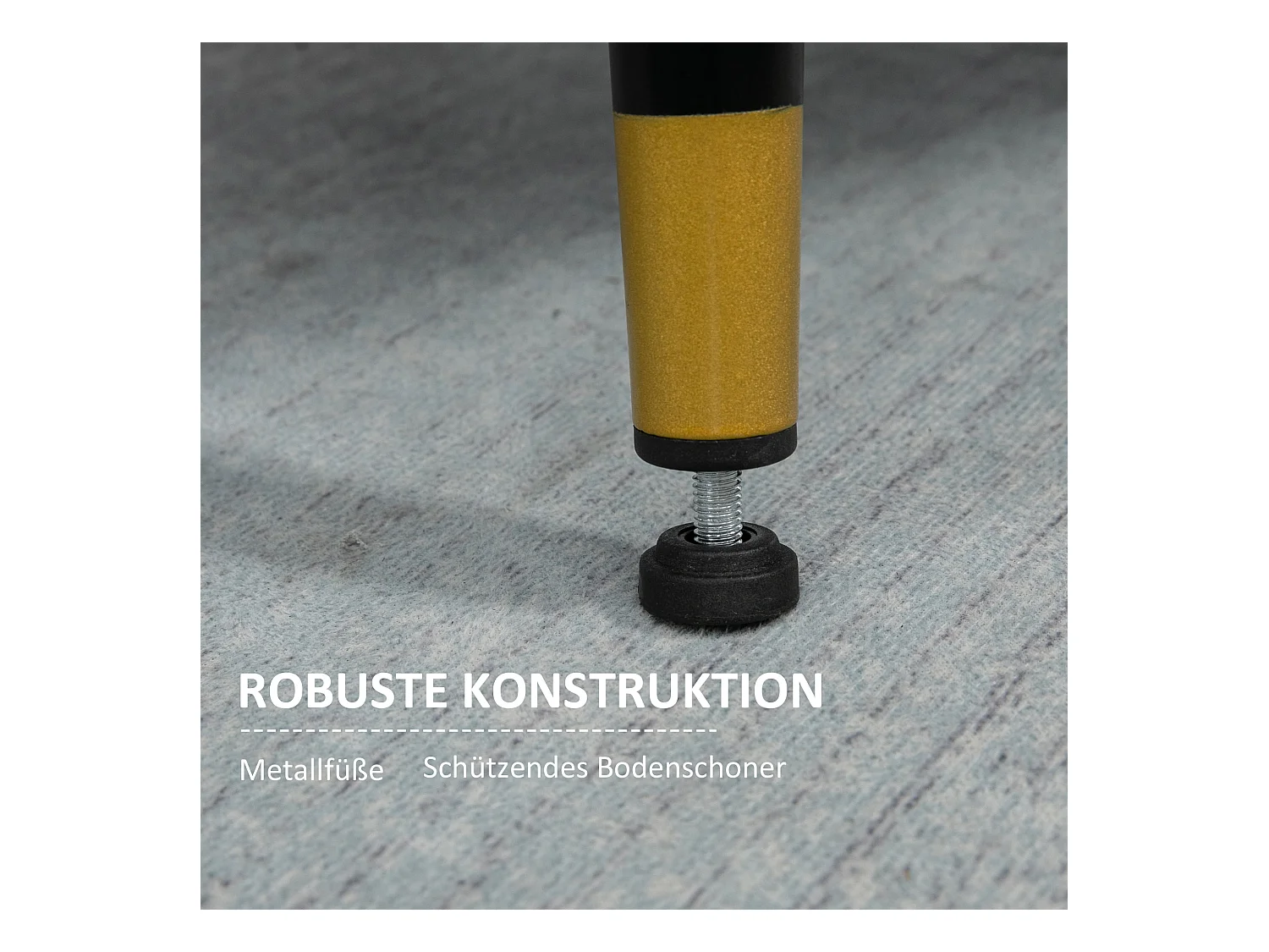 Fauteuil d’appoint en polyester effet lin, avec coussin et accoudoirs, pieds en acier, gris (76x68x80cm)