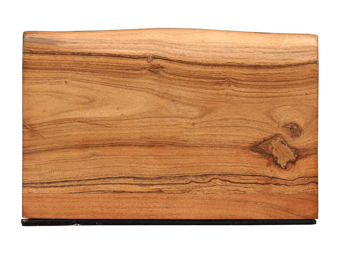 Étagères murales 2 pcs 30x20x3,5 cm bois massif d'acacia