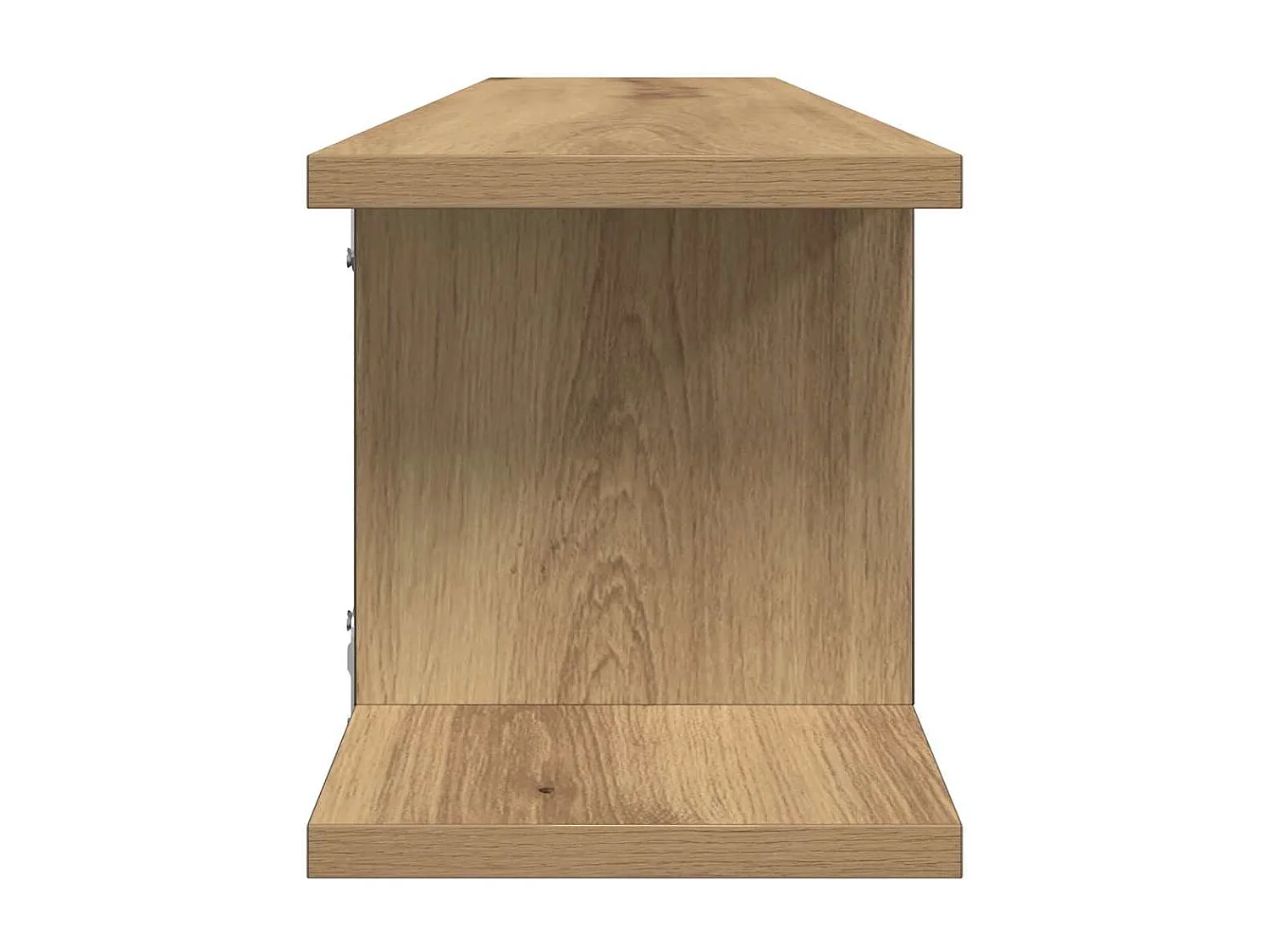 Étagères murales 2 pcs chêne artisanal 75x18x20 cm