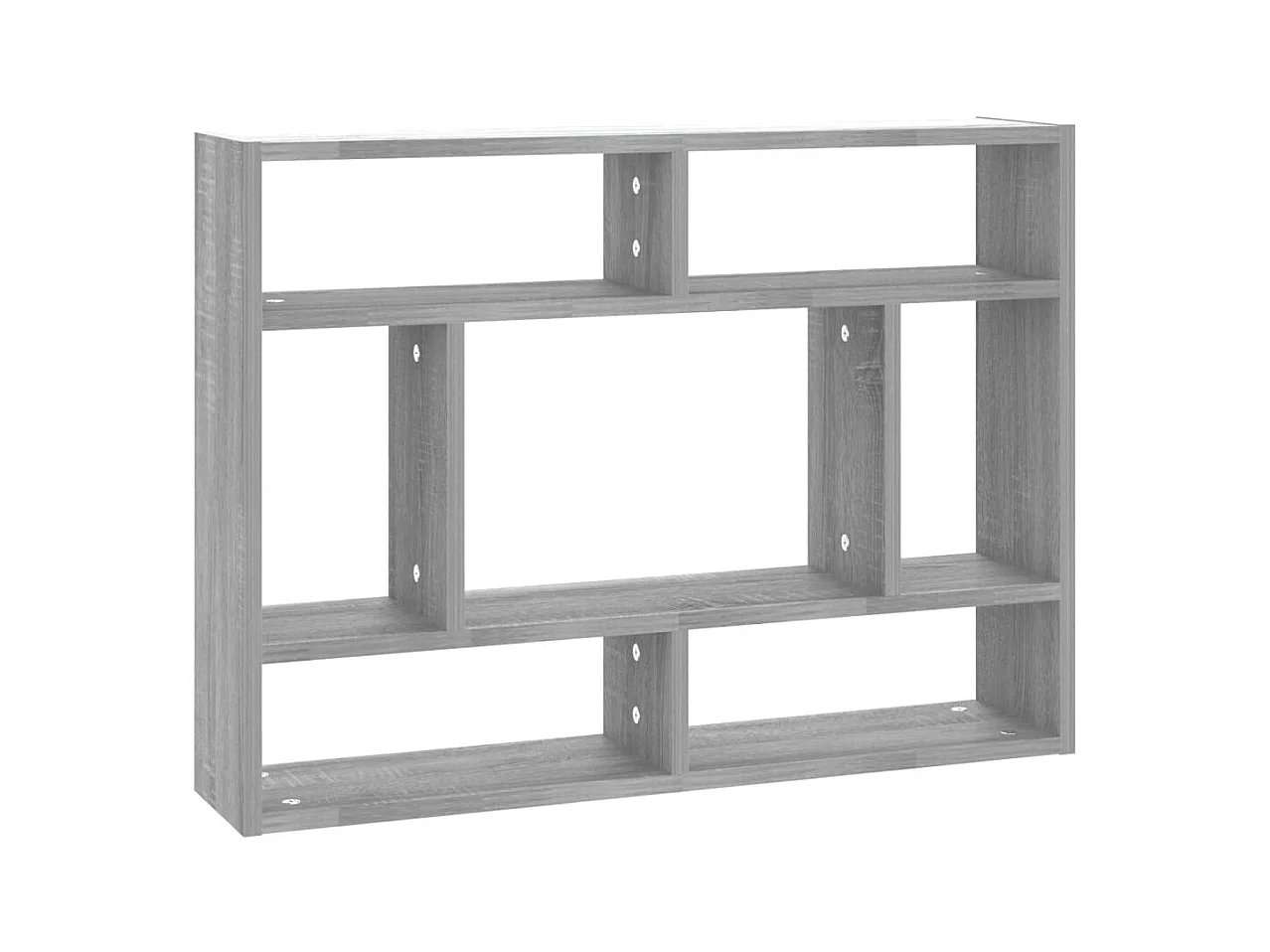 Sonoma wandplank grijs 75x16x55 cm Technisch hout