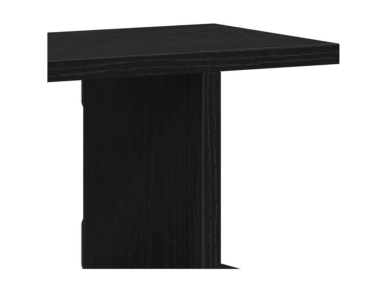 Étagères murales 2 pcs chêne noir 105x18x20 cm bois ingénierie