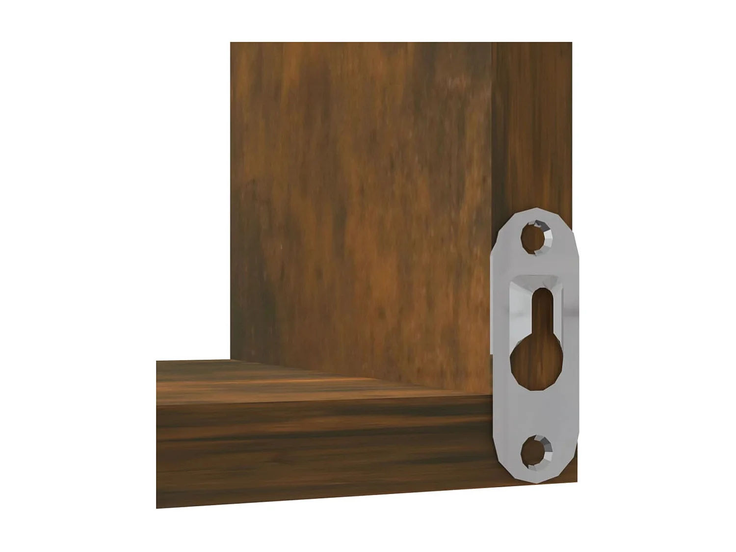 Étagères d'angle murales 2 pcs Chêne fumé 40x40x50 cm Bois