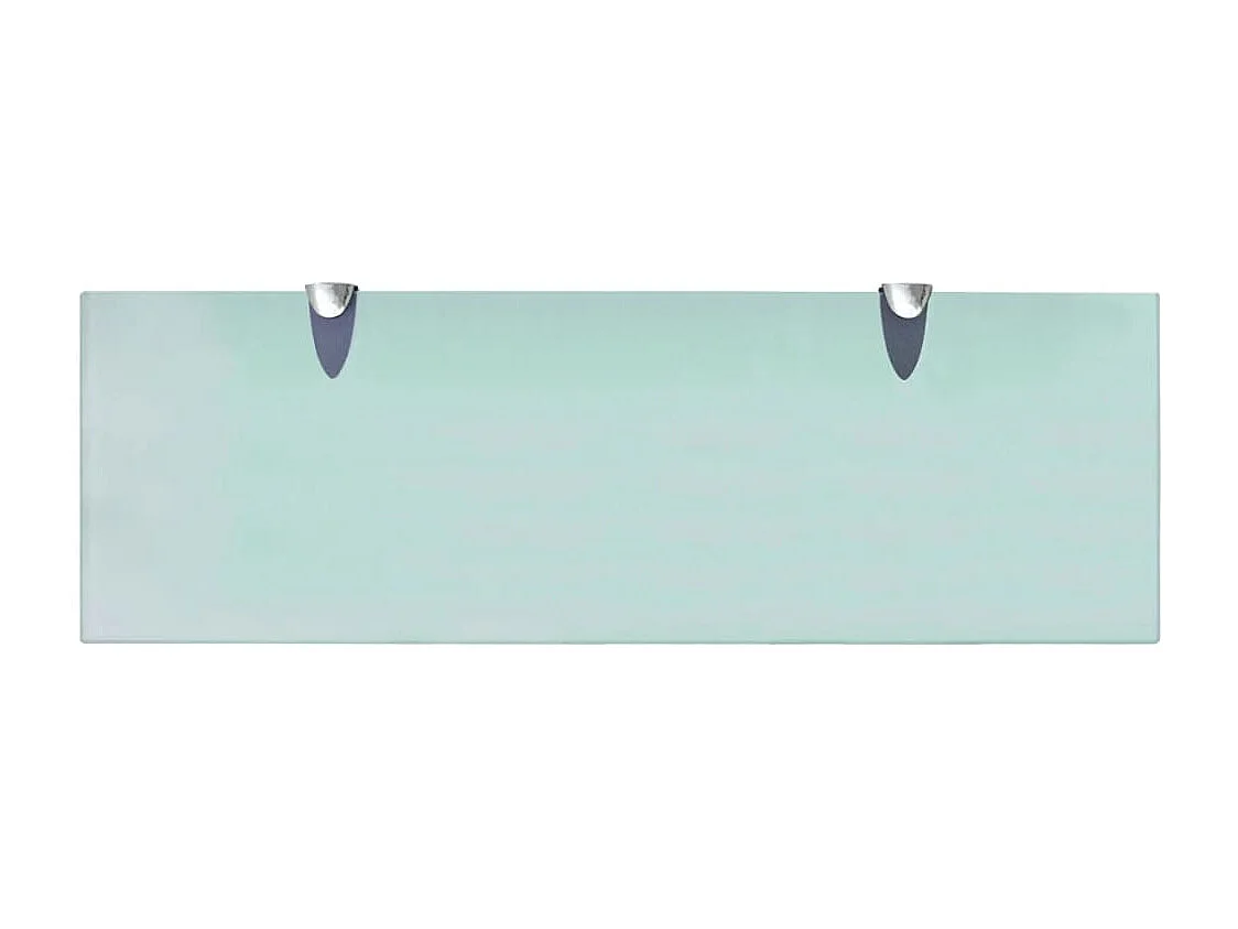Mensola da parete in vetro 60 x 20 cm 8 mm