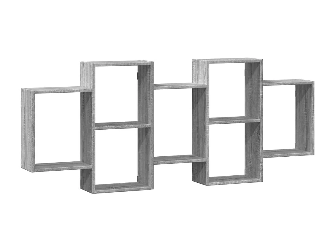 Estante de pared Sonoma gris 159x18x65 cm madera de ingeniería