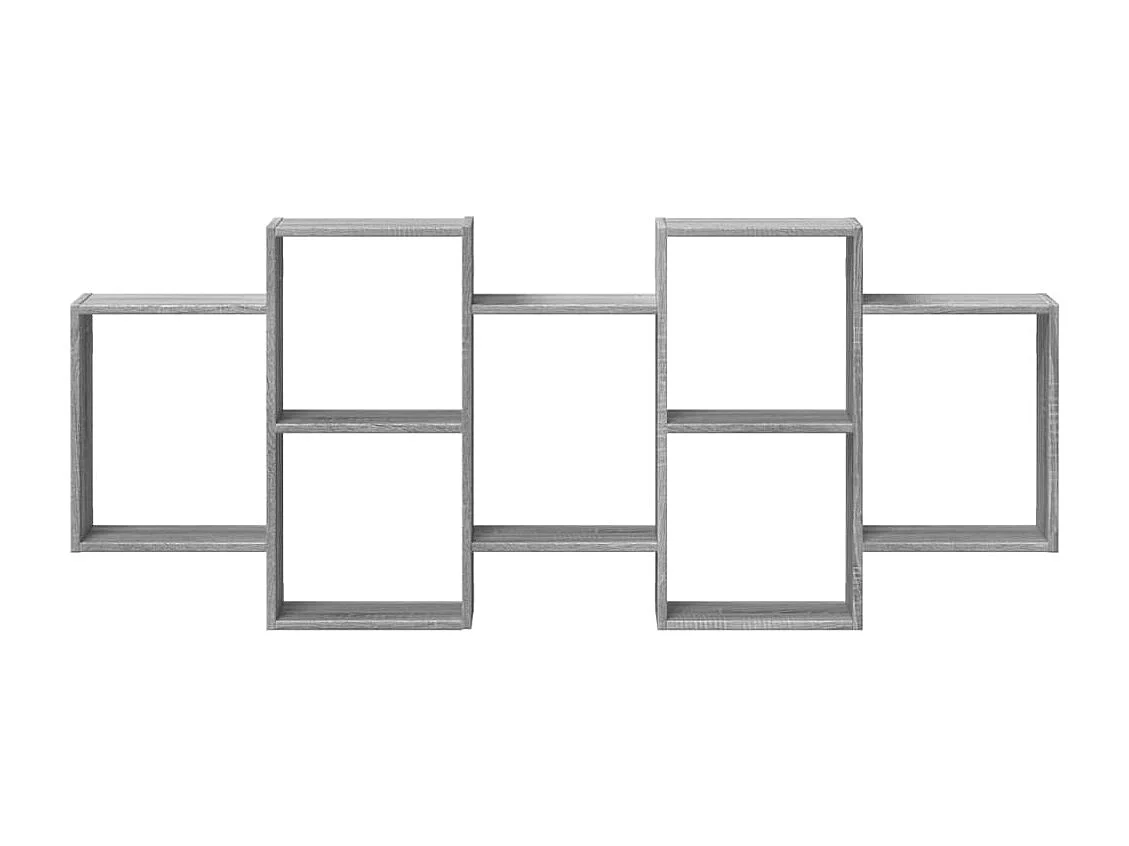Estante de pared Sonoma gris 159x18x65 cm madera de ingeniería