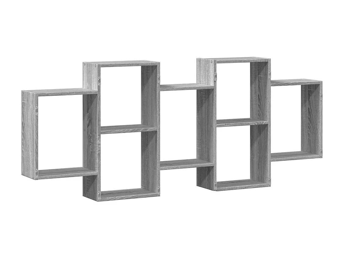 Estante de pared Sonoma gris 159x18x65 cm madera de ingeniería