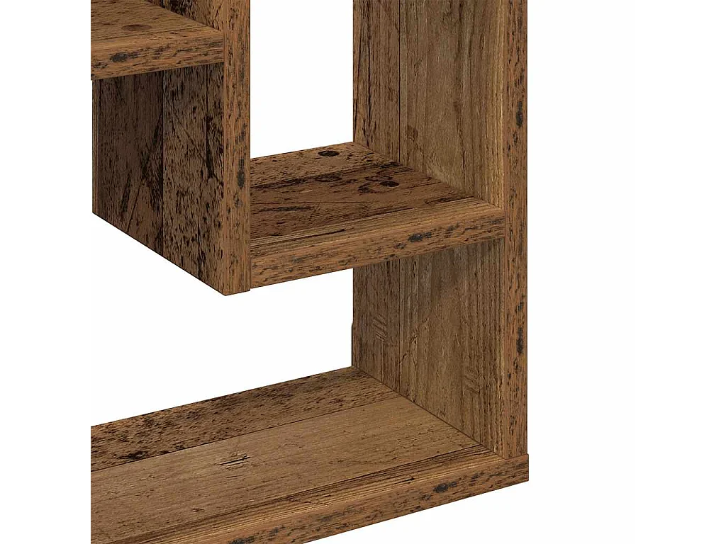 Étagère murale en bois ancien 36 x 16 x 90 cm Bois d'ingénierie