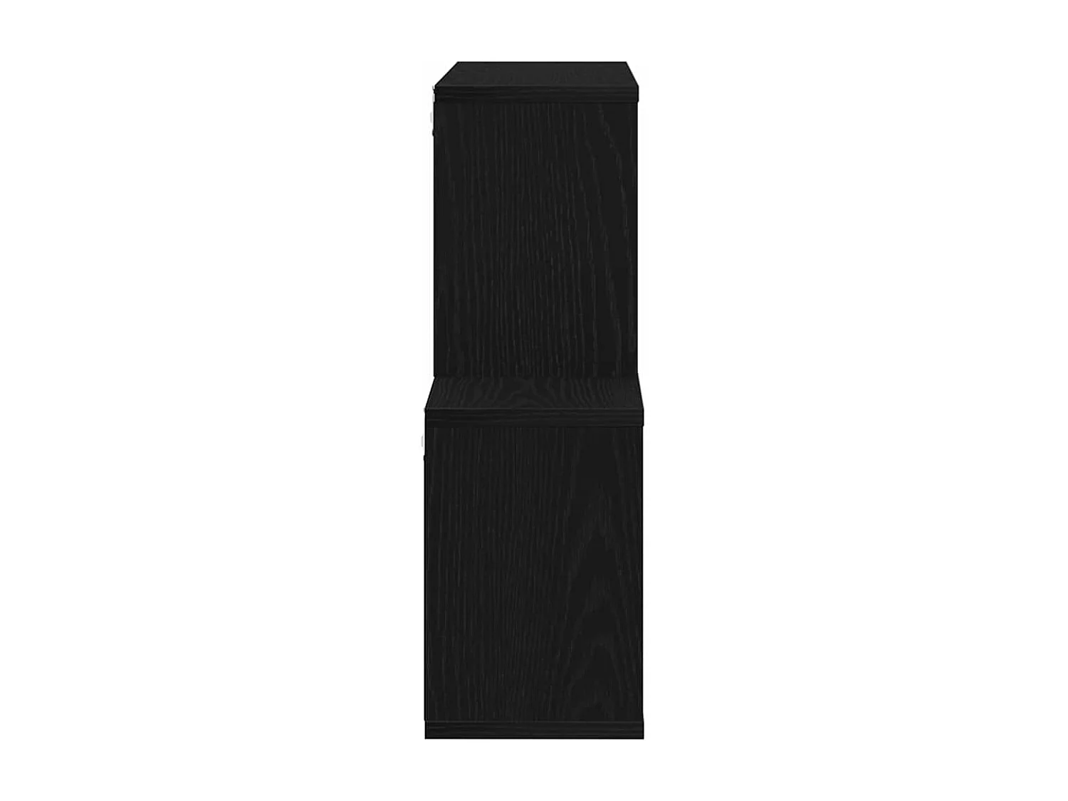 Armoire murale en chêne noir 76x15x53 cm en bois d'ingénierie
