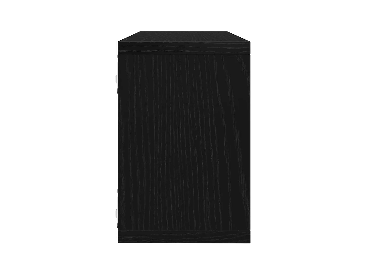 Set de 4 étagères murales - Chêne noir - 60x15x23 cm - Fabriqué en bois reconstitué