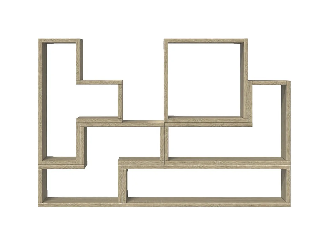 Mensola da parete in rovere Sonoma 96x12x64 cm in legno ingegnerizzato