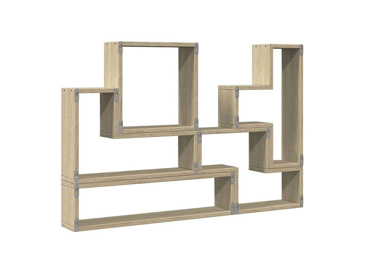 Mensola da parete in rovere Sonoma 96x12x64 cm in legno ingegnerizzato