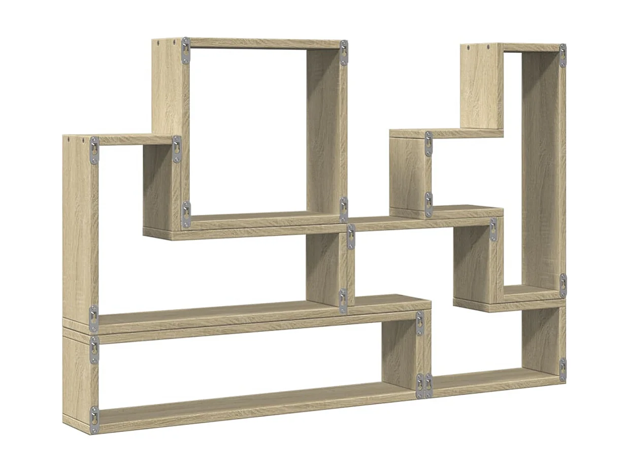 Étagère murale chêne sonoma 96x12x64 cm bois d’ingénierie