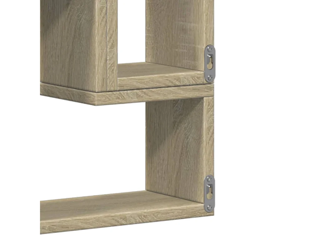 Étagère murale chêne sonoma 96x12x64 cm bois d’ingénierie
