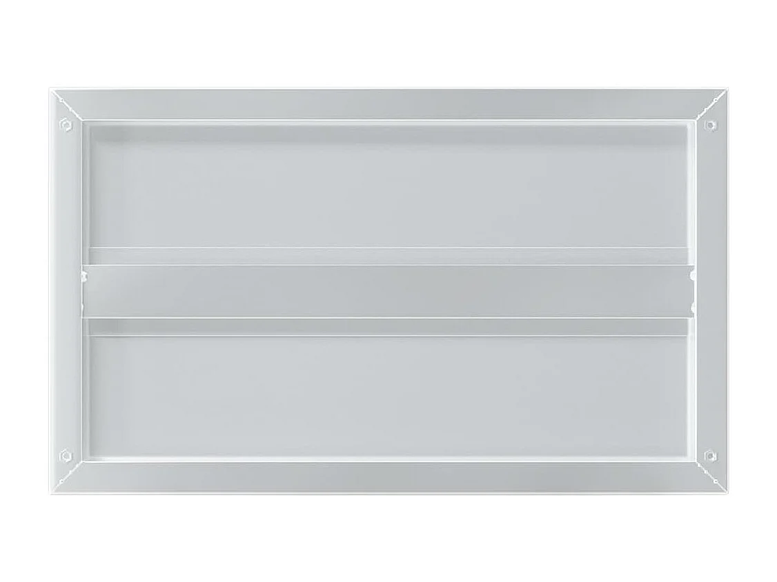 Estantes de pared 2 uds 50x30x3 cm acero inoxidable plateado