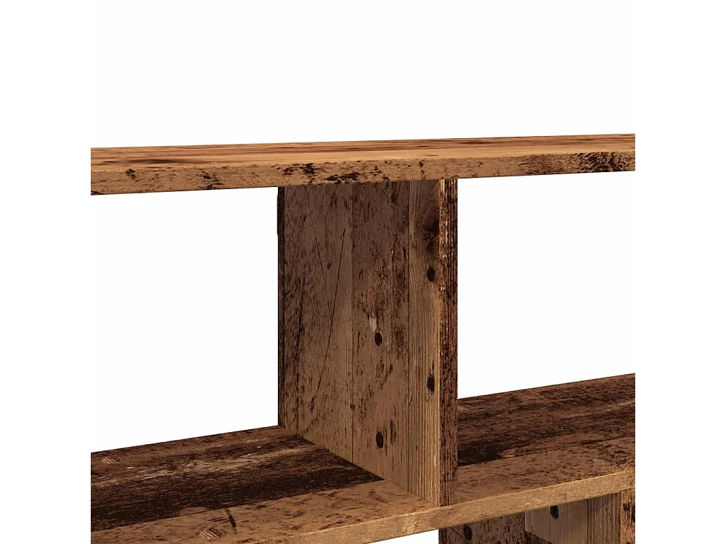 Étagère murale vieux bois 100x25x50 cm bois d'ingénierie