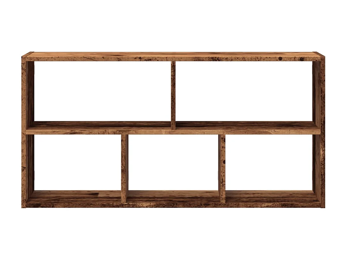 Estante de pared madera vieja 100x25x50 cm madera de ingeniería