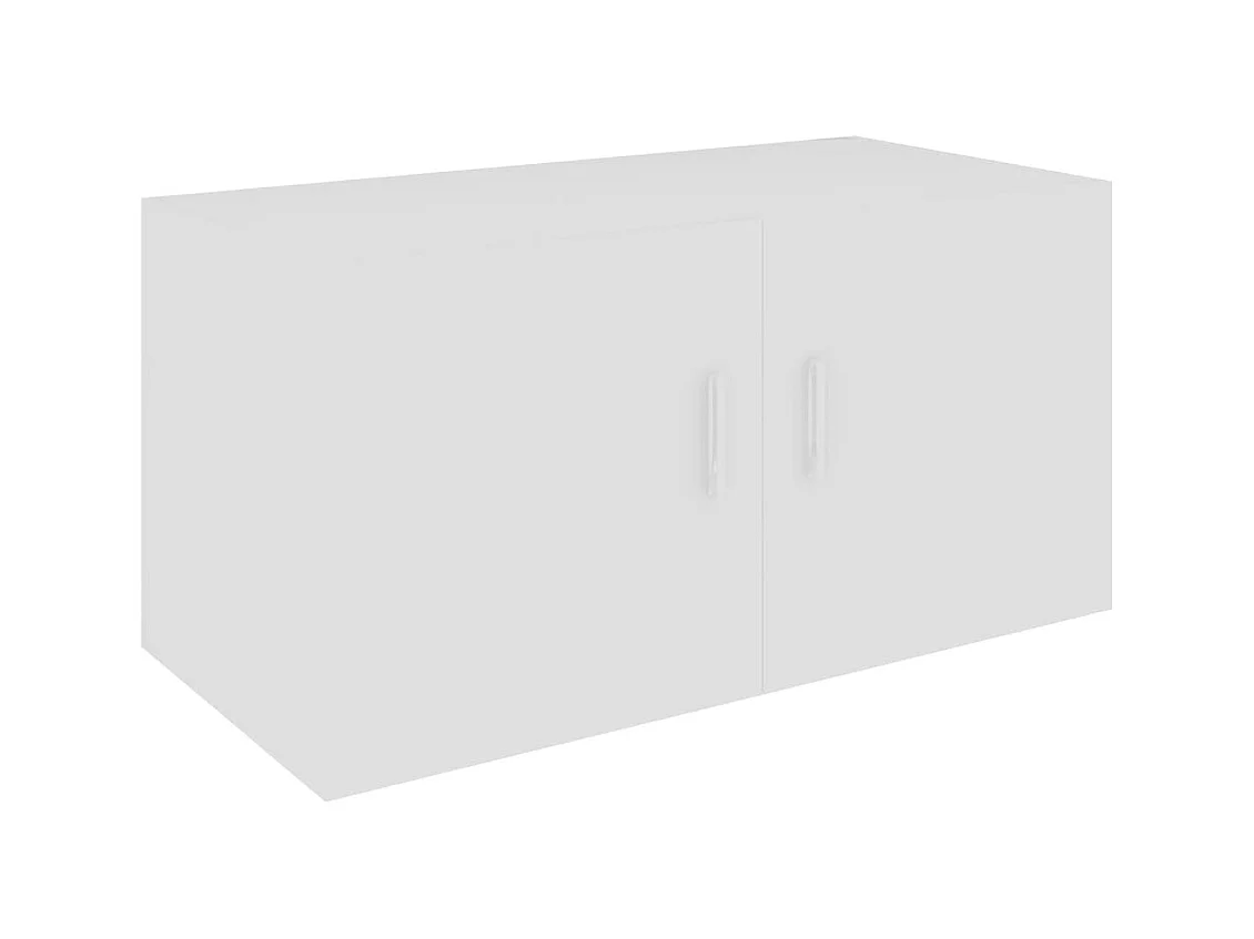 Wandkast Wit 80x39x40 cm Technisch hout