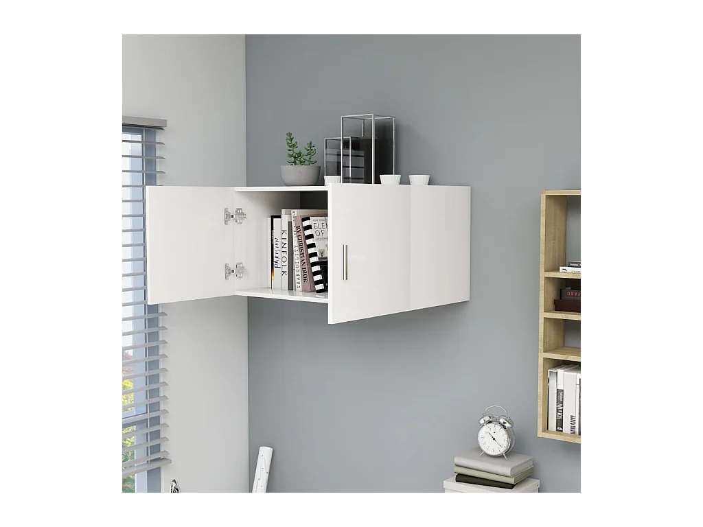 Wandkast Wit 80x39x40 cm Technisch hout