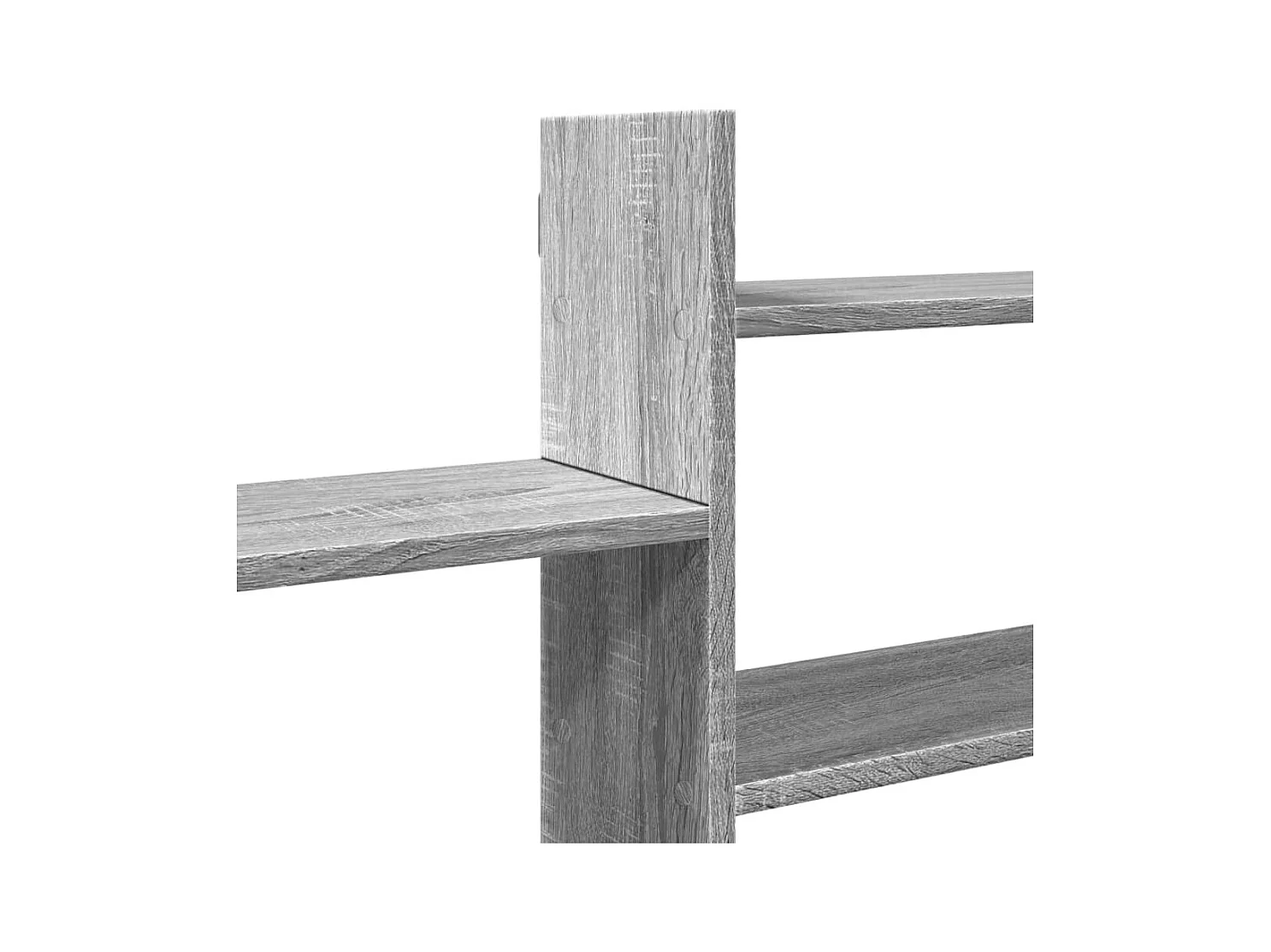 Sonoma wandplank grijs 167,5x18x68 cm bewerkt hout