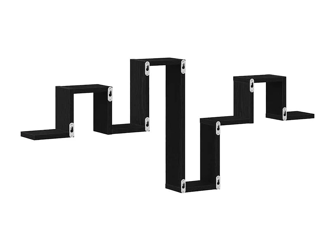Étagère murale Chêne noir 104,5x10x43 cm Bois d'ingénierie