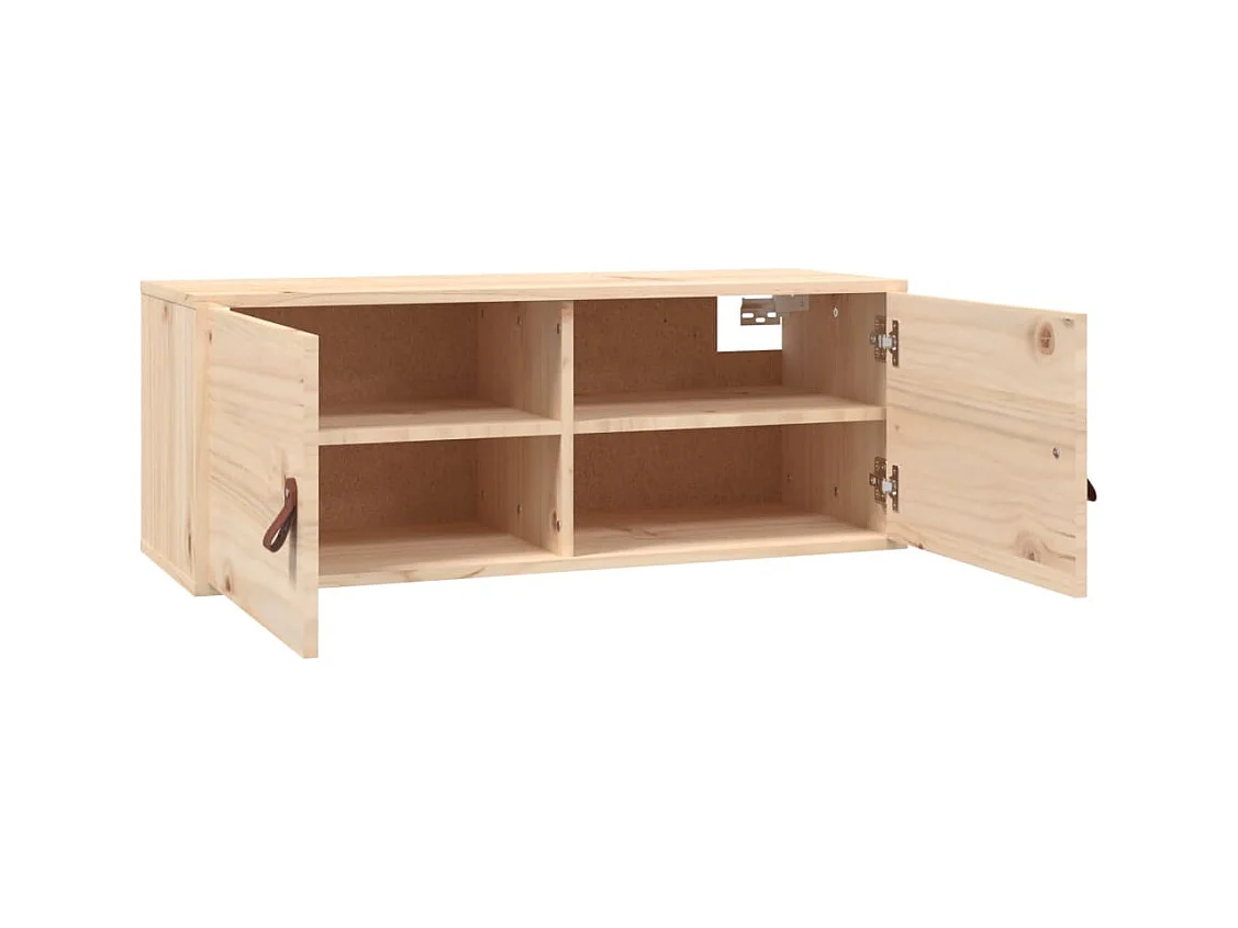 Armoire murale 80x30x30 cm Bois de pin massif