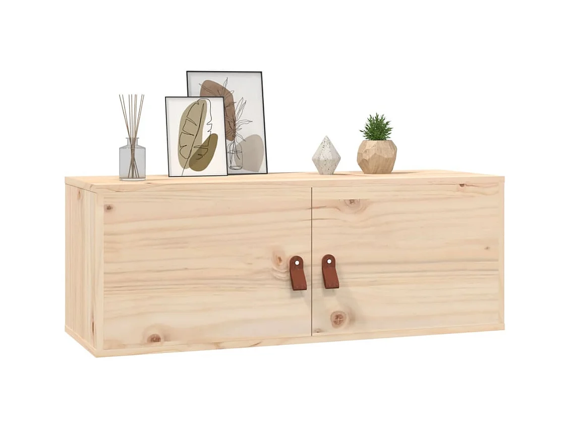 Armoire murale 80x30x30 cm Bois de pin massif