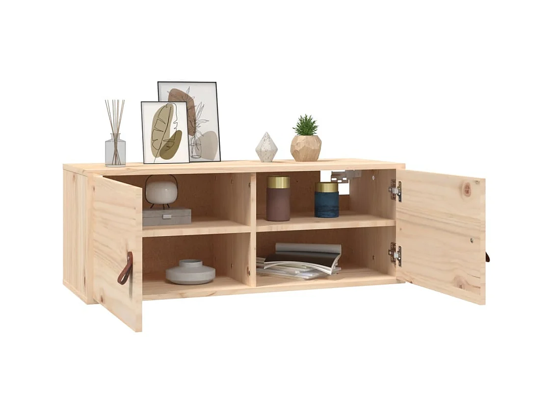 Armoire murale 80x30x30 cm Bois de pin massif