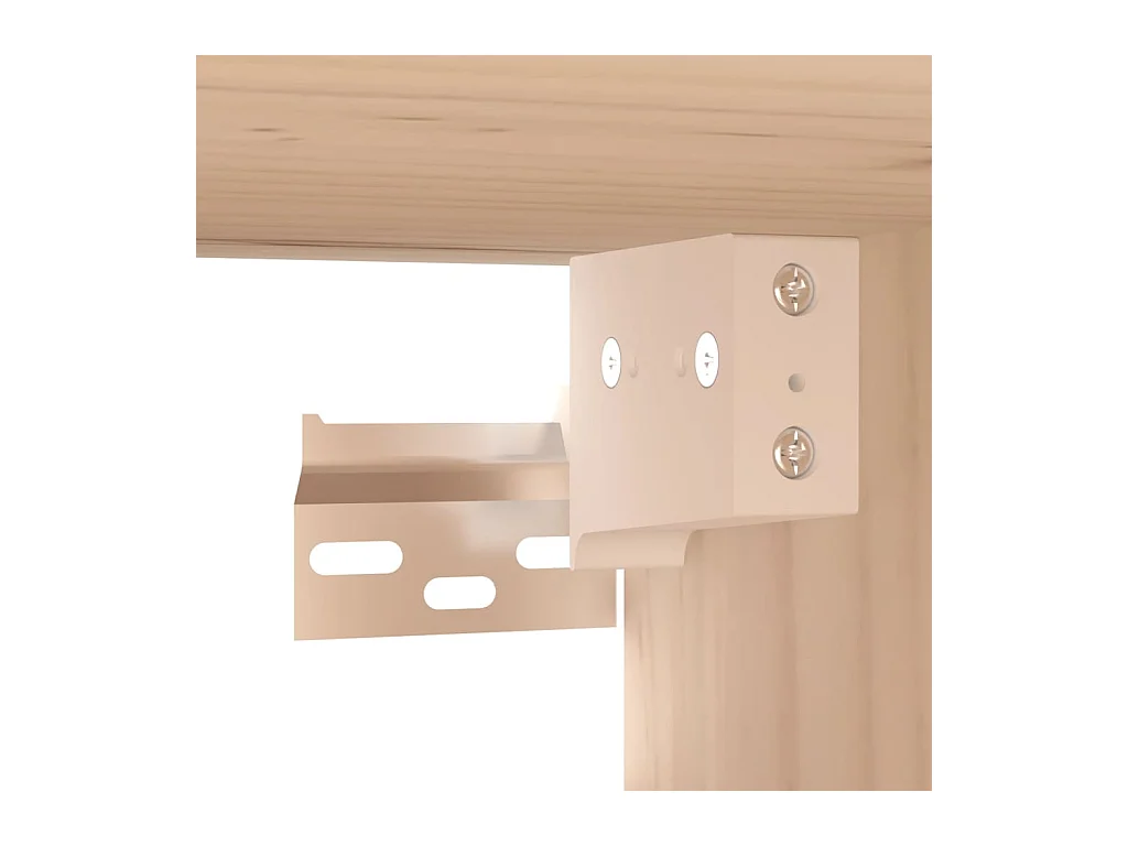 Armoire murale 80x30x30 cm Bois de pin massif