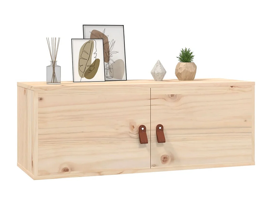 Armoire murale 80x30x30 cm Bois de pin massif