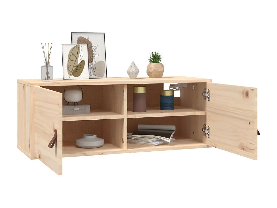 Armoire murale 80x30x30 cm Bois de pin massif