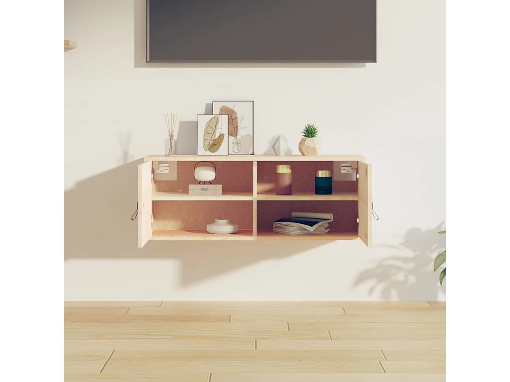 Armoire murale 80x30x30 cm Bois de pin massif