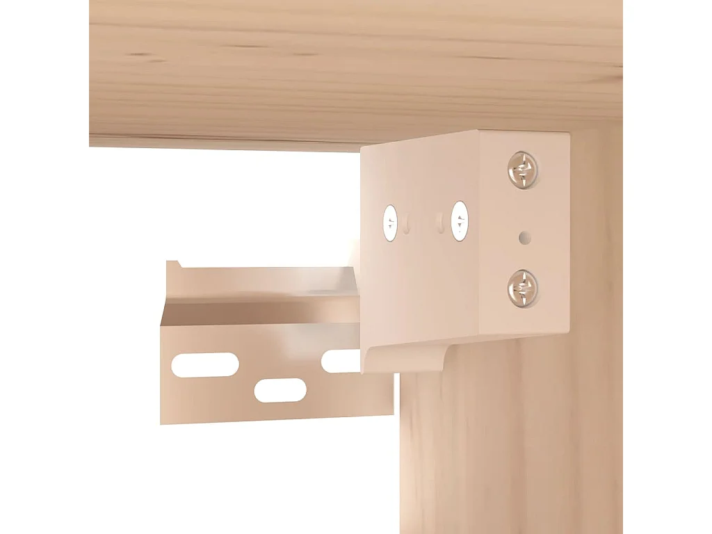 Armoire murale 80x30x30 cm Bois de pin massif