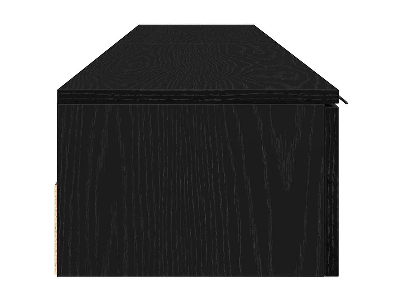 Armoires murales 2 pcs Chêne noir 102x30x20 cm Bois d'ingénierie