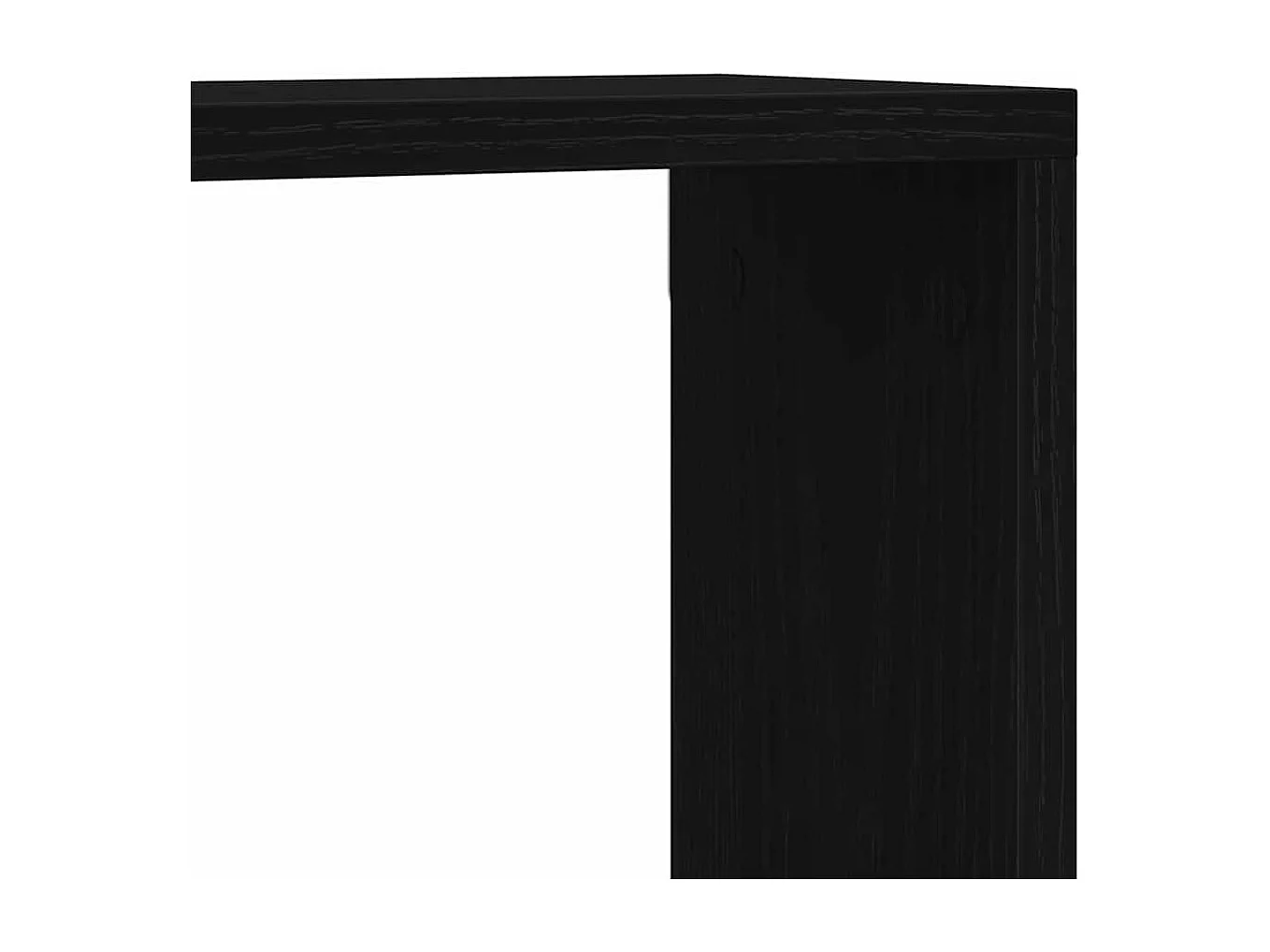 Wandplanken 6 stuks Zwarte eik 60x15x23 cm Gereconstrueerd hout