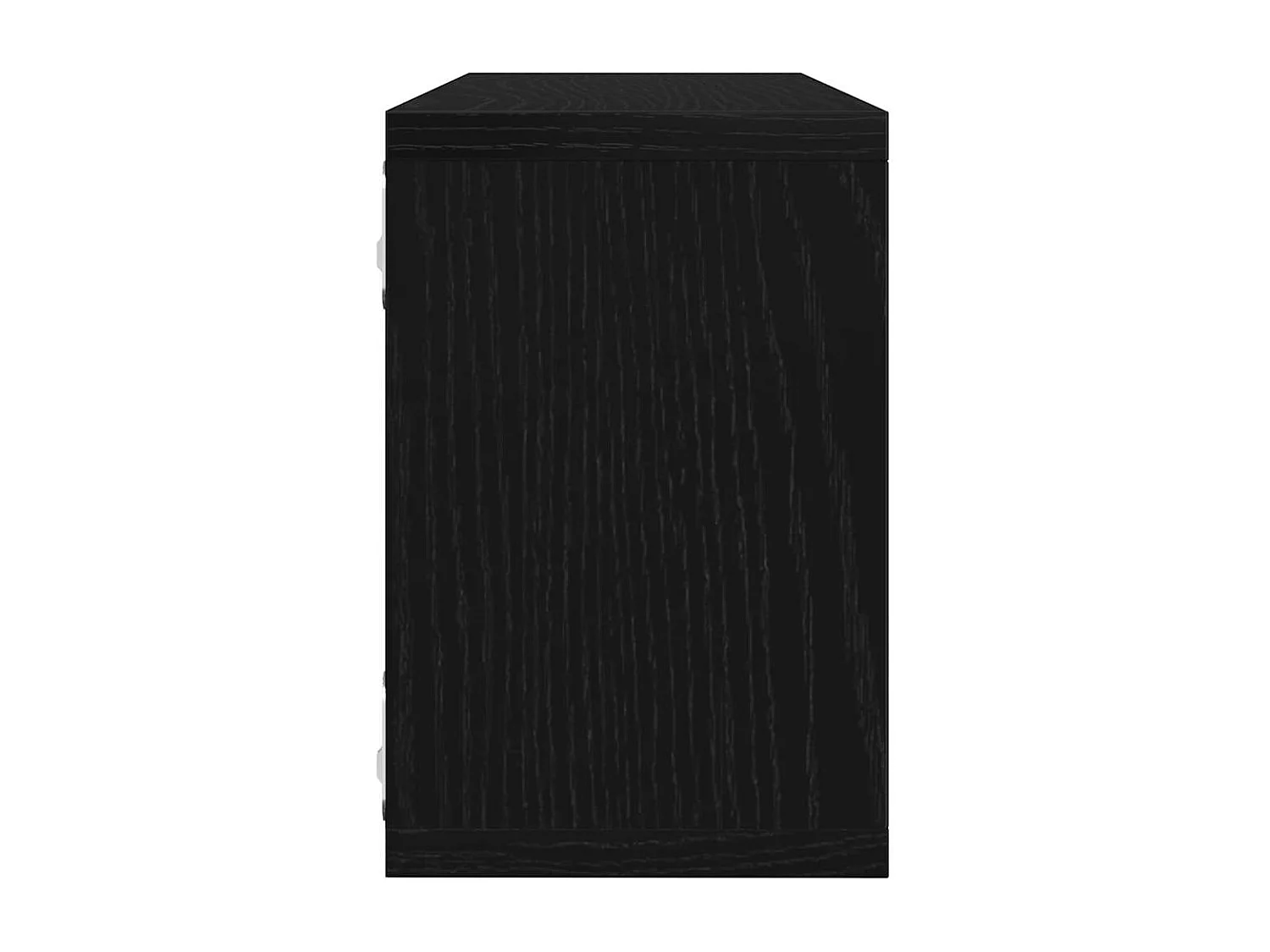 Wandplanken 6 stuks Zwarte eik 60x15x23 cm Gereconstrueerd hout