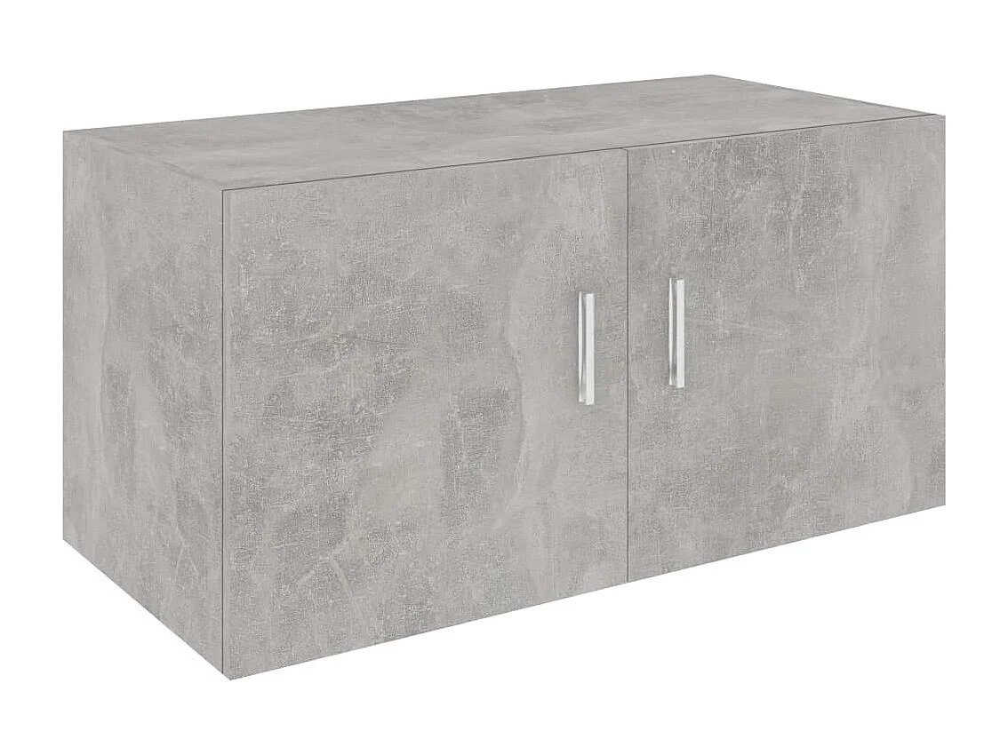 Armoire murale Gris béton 80x39x40 cm Bois d'ingénierie