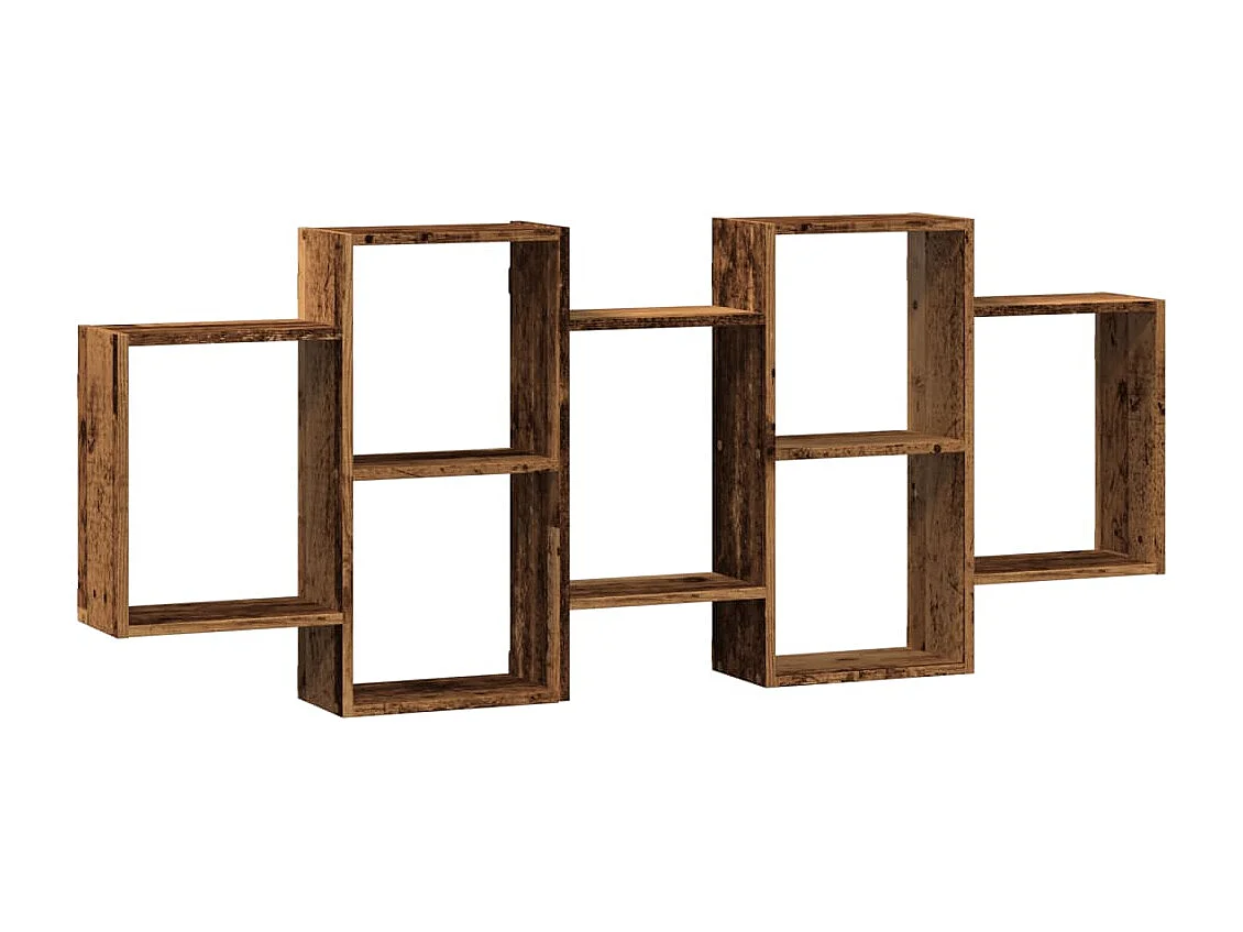 Mensola da parete in legno vecchio 159x18x65 cm in legno ingegnerizzato