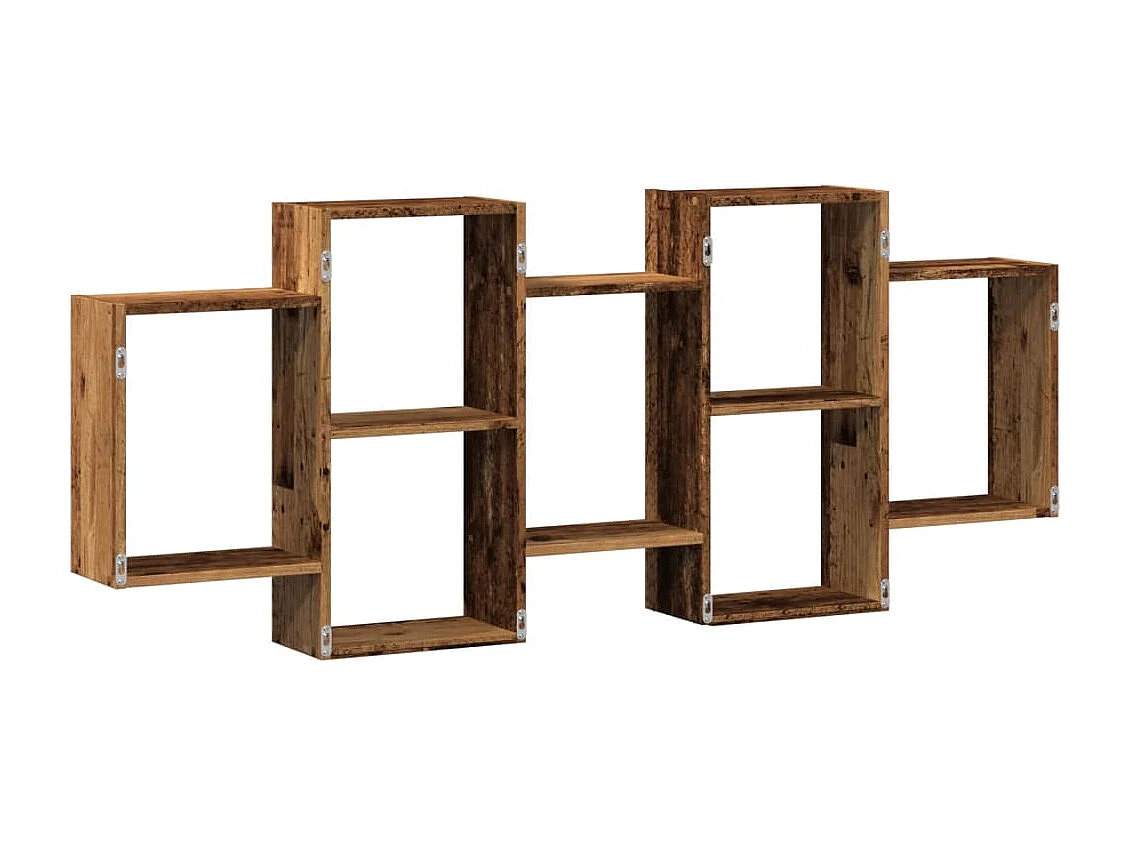 Mensola da parete in legno vecchio 159x18x65 cm in legno ingegnerizzato