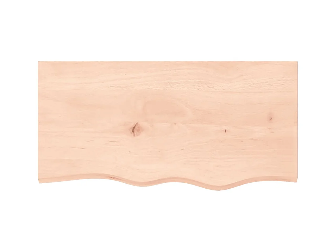 Étagère murale 80x40x(2-4) cm bois de chêne massif non traité