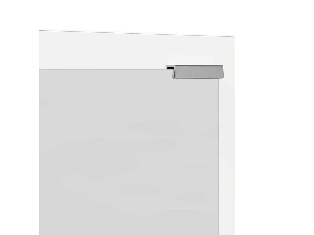 Porte-manteau mural Blanc 100 x 10 x 100 cm Bois d'ingénierie