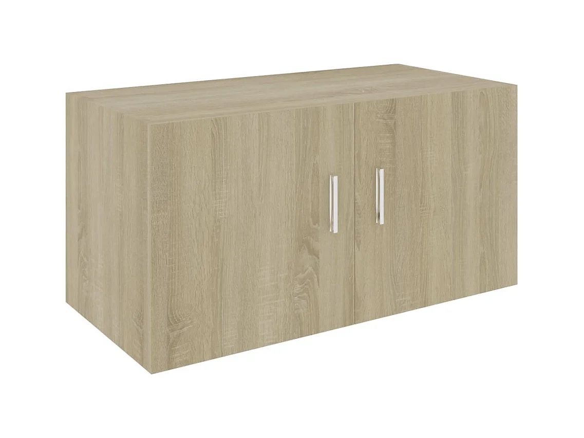 Mobiletto da parete in rovere Sonoma 80x39x40 cm in legno ingegnerizzato