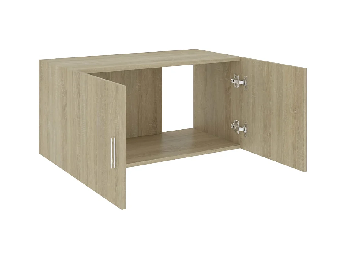 Mobiletto da parete in rovere Sonoma 80x39x40 cm in legno ingegnerizzato