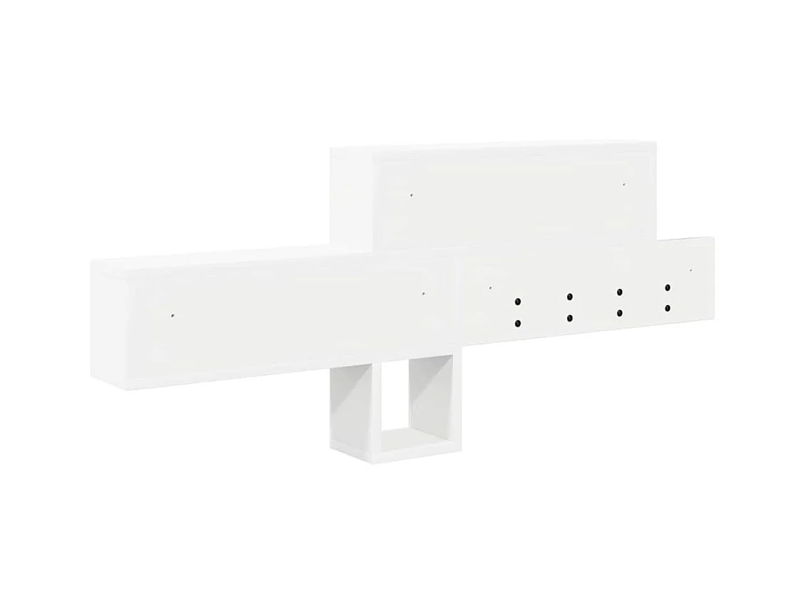 Appendiabiti da parete Bianco 100 x 12 x 43,5 cm Legno ingegnerizzato