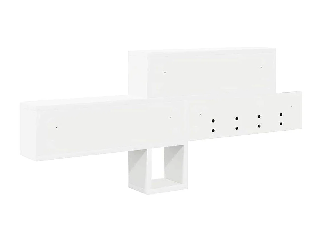 Appendiabiti da parete Bianco 100 x 12 x 43,5 cm Legno ingegnerizzato