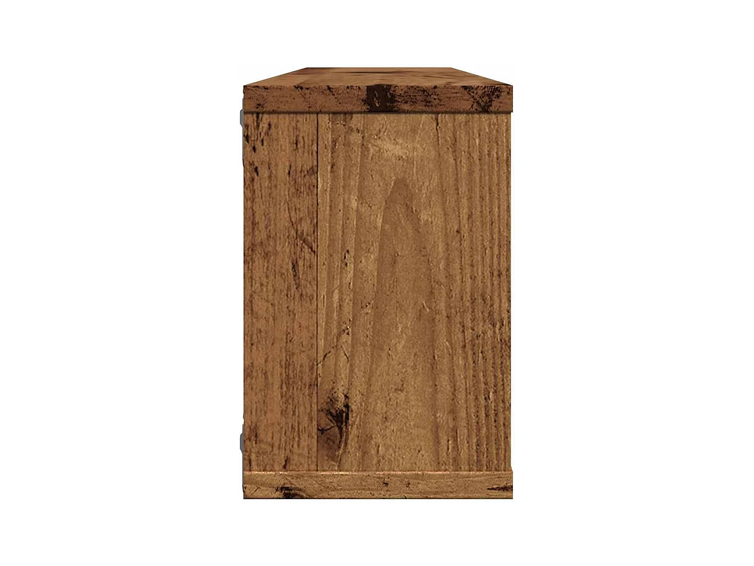 Étagères murales cube 6 pcs vieux bois 60x15x23 cm