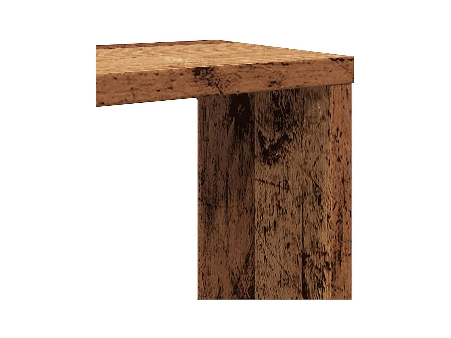 Étagères murales cube 6 pcs vieux bois 60x15x23 cm